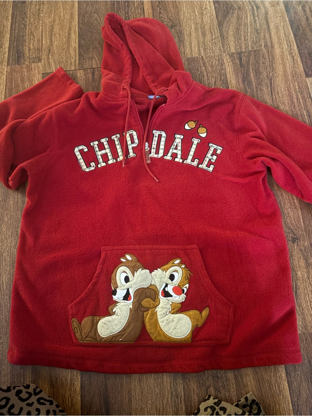 Chip dale half zip hoodie